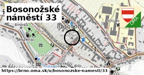 Bosonožské náměstí 33, Brno