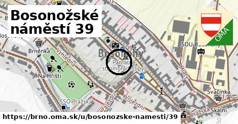 Bosonožské náměstí 39, Brno