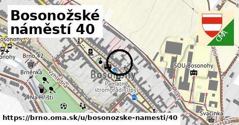 Bosonožské náměstí 40, Brno