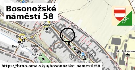 Bosonožské náměstí 58, Brno