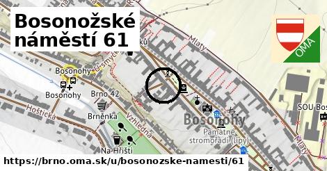 Bosonožské náměstí 61, Brno