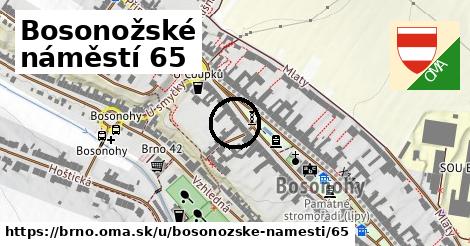 Bosonožské náměstí 65, Brno