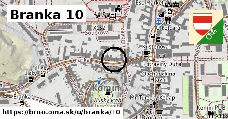 Branka 10, Brno