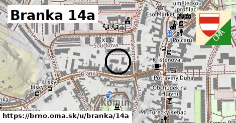 Branka 14a, Brno