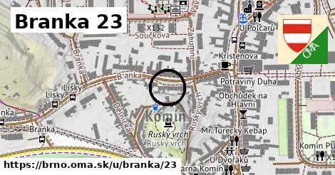 Branka 23, Brno