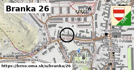 Branka 26, Brno