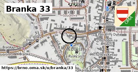 Branka 33, Brno