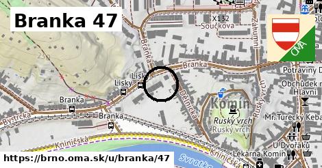 Branka 47, Brno