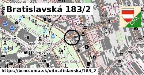 Bratislavská 183/2, Brno