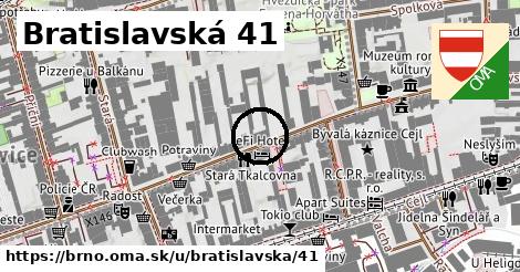 Bratislavská 41, Brno