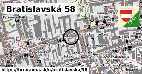 Bratislavská 58, Brno