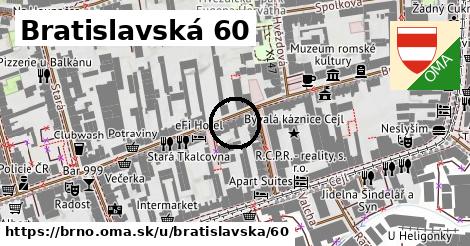 Bratislavská 60, Brno