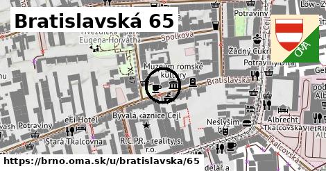 Bratislavská 65, Brno