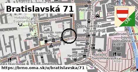 Bratislavská 71, Brno