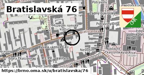 Bratislavská 76, Brno