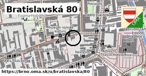 Bratislavská 80, Brno