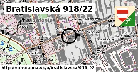 Bratislavská 918/22, Brno