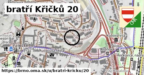 bratří Křičků 20, Brno