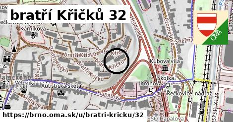 bratří Křičků 32, Brno