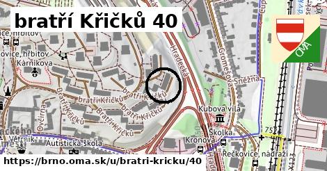 bratří Křičků 40, Brno