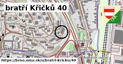 bratří Křičků 40, Brno