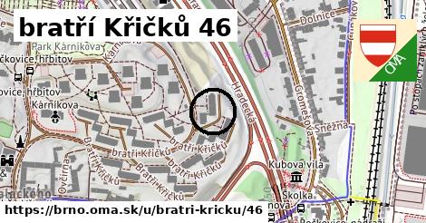 bratří Křičků 46, Brno