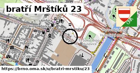 bratří Mrštíků 23, Brno