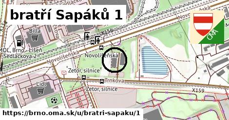 bratří Sapáků 1, Brno