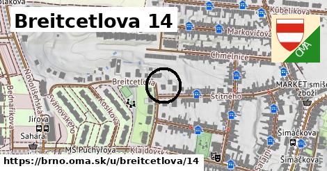 Breitcetlova 14, Brno