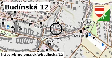 Budínská 12, Brno