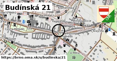 Budínská 21, Brno