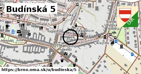 Budínská 5, Brno