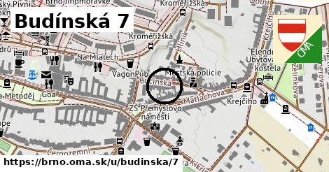 Budínská 7, Brno