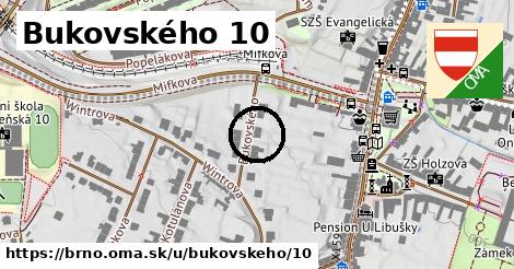 Bukovského 10, Brno