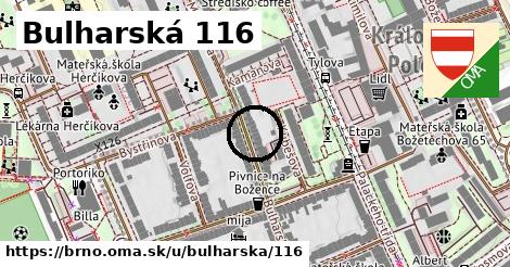 Bulharská 116, Brno