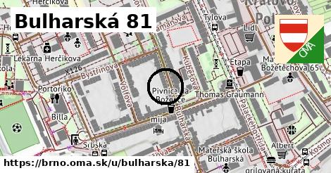 Bulharská 81, Brno