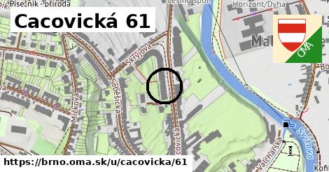 Cacovická 61, Brno