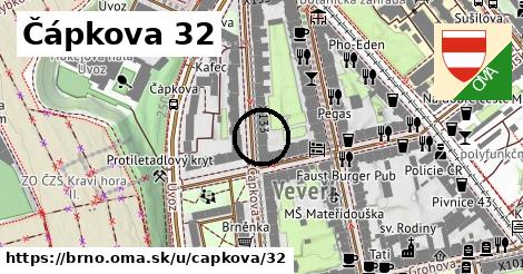 Čápkova 32, Brno