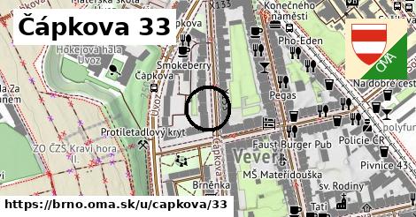 Čápkova 33, Brno