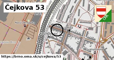 Čejkova 53, Brno