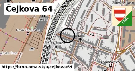 Čejkova 64, Brno