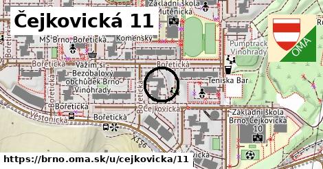 Čejkovická 11, Brno