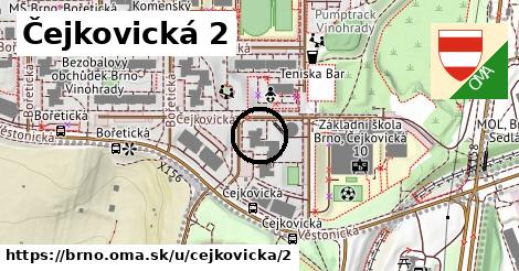 Čejkovická 2, Brno