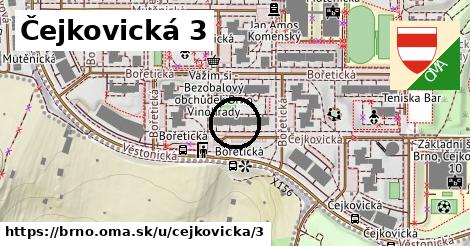 Čejkovická 3, Brno