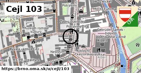 Cejl 103, Brno