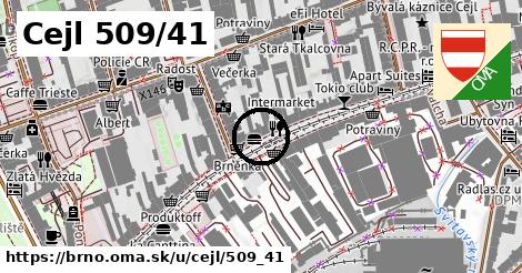 Cejl 509/41, Brno