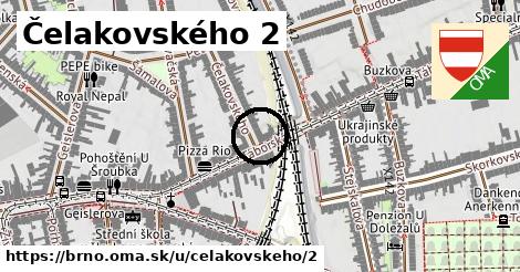 Čelakovského 2, Brno