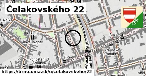 Čelakovského 22, Brno