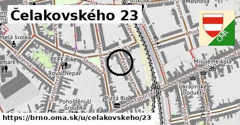 Čelakovského 23, Brno