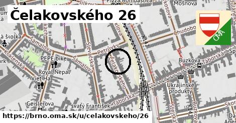 Čelakovského 26, Brno